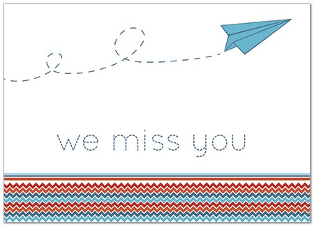 well miss you card printable