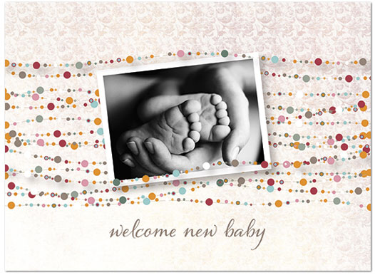Welcome New Baby Card D5059U-Y