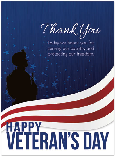 Veteran's Day Heroes Card D5084U-Y