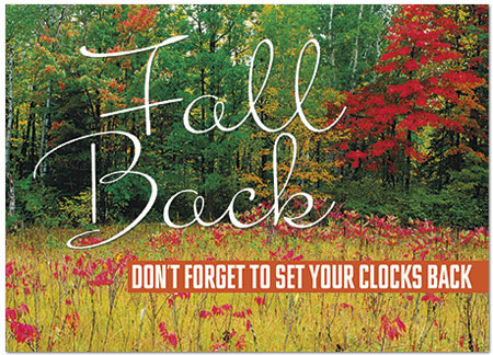 Fall Back Trees Card D5090D-Y