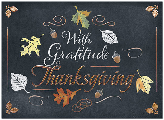 thanksgiving cards business