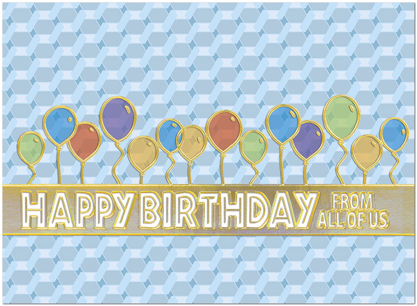 From All Birthday Card A6011U-X