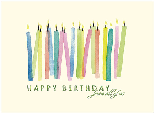 candles from all birthday card employee birthday cards posty cards employee birthday cards