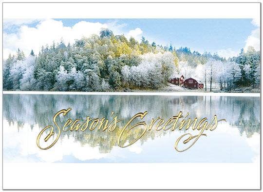 Seasonal Retreat Holiday Card H7156U-AA