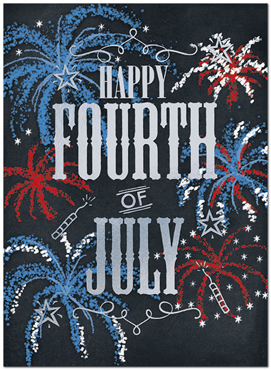 fireworks fourth of july card independence day cards posty cards