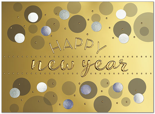 New Year Glam Card H8222U-AA
