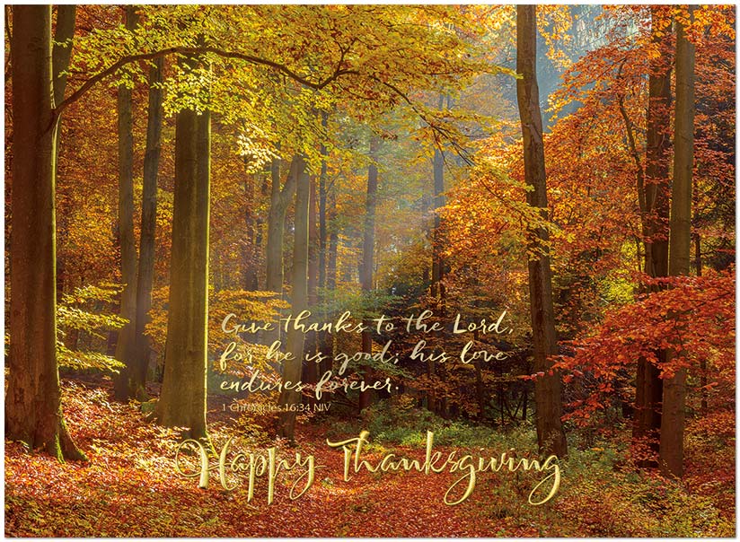 Give Thanks Thanksgiving Card H8097U-AA
