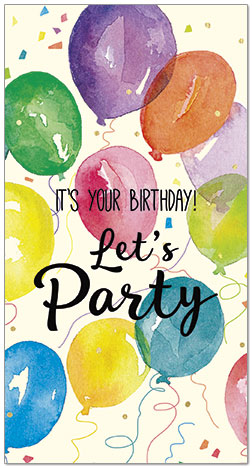 Let's Party Birthday Card A9027T-Z