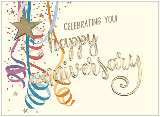 Anniversary Party Greeting Card A9062V-W