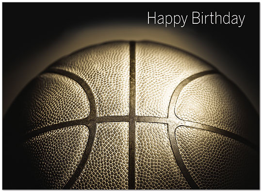 Basketball Birthday Card D9048U-Y