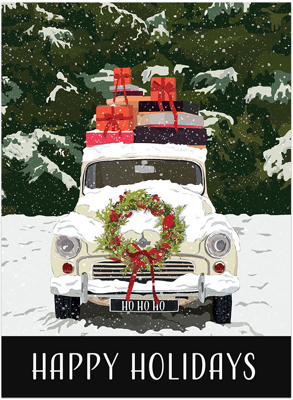 Holiday Delivery Greeting Card H9173U-AA