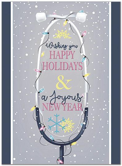 Healthcare Holidays Greeting Card | Medical Holiday Card | Posty Cards