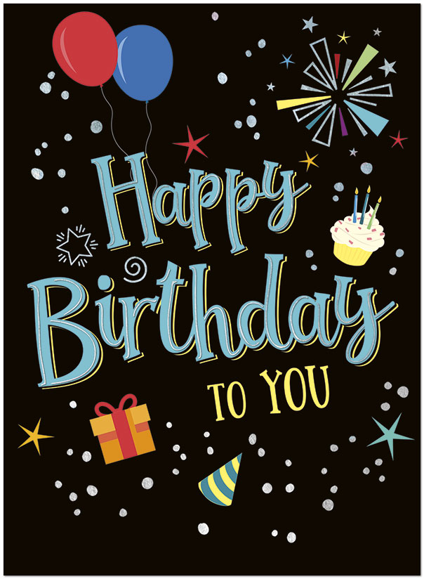 Iconic Birthday Card A1410U-X