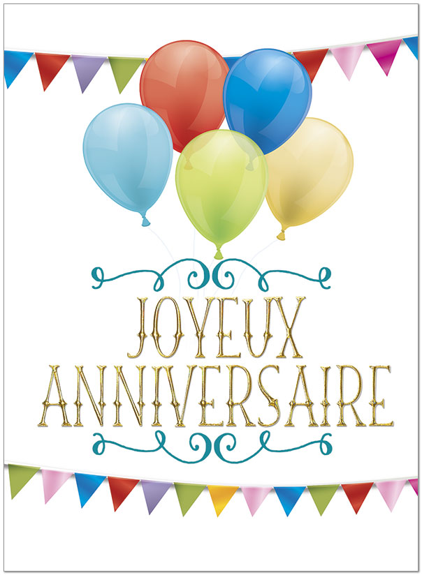 Joyeaux Anniversaire Banner A1654U-X