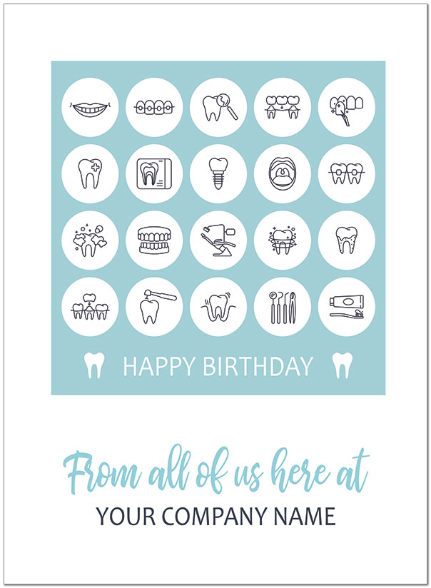 Dental Smiles Name Card D1670U