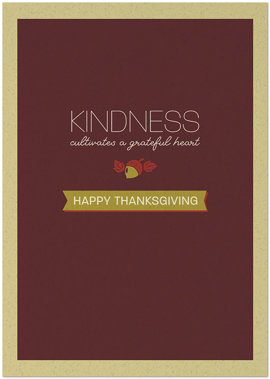 Thanksgiving Kindness Greeting Card H1686KW-AA