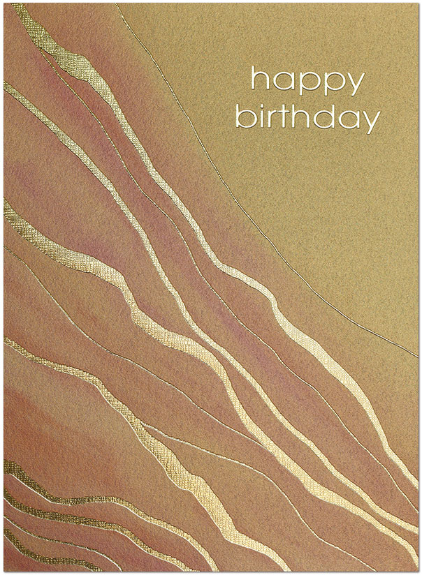 Cascading Birthday Card A2250G-4W