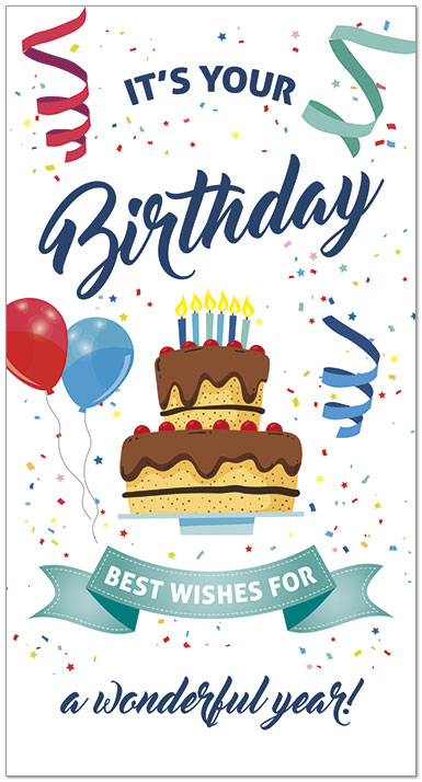 Wonderful Party Birthday Card A2267T-Z