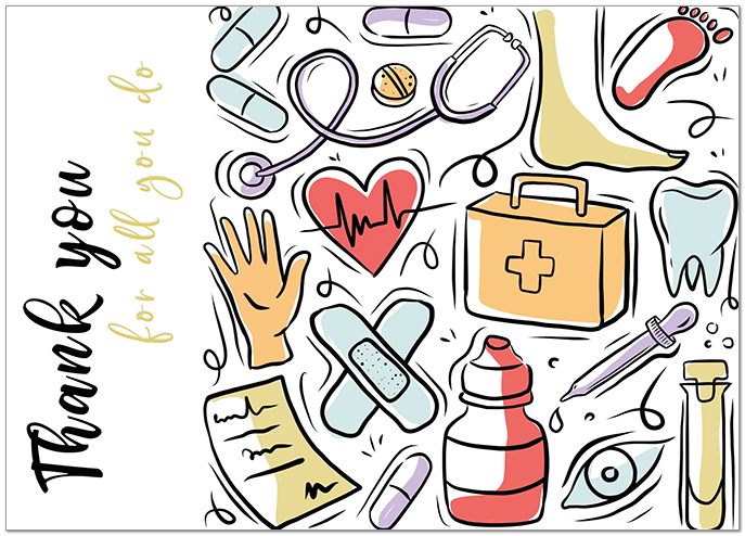 Medical Icons Thank You D2546D-Y