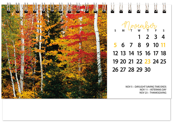 Scenic Seasons Tent Calendar SS2023