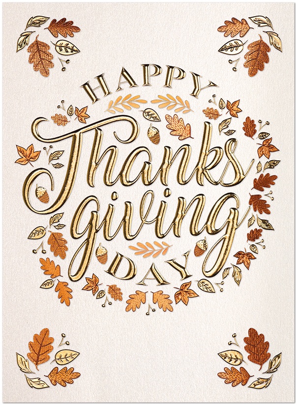 Happy Thanksgiving Day H2549G-4A