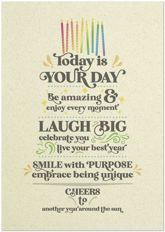 Your Day Birthday Card A2720KW-X