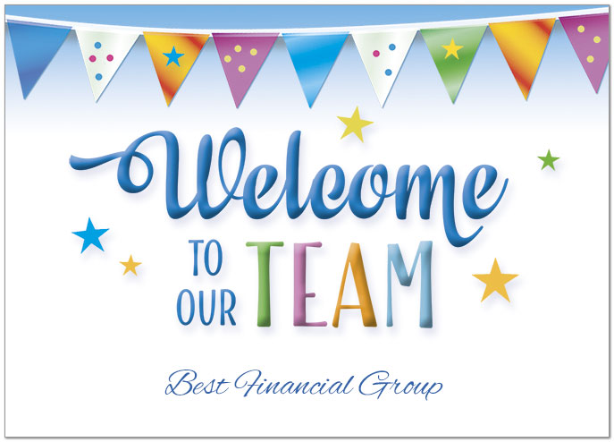 Welcome Banner Name Card D2737D-V