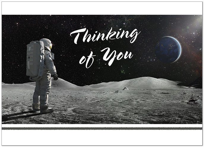 Custom Moon Landing Meme Card D2743D-V