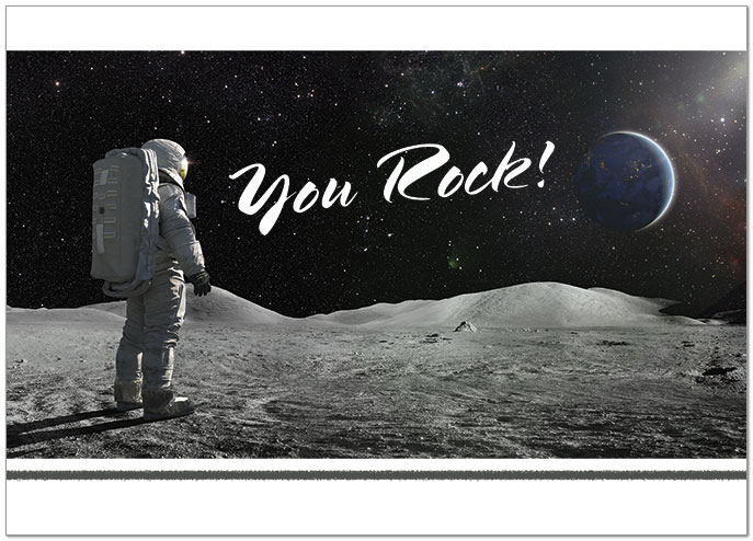 Custom Moon Landing Meme Card D2743D-V