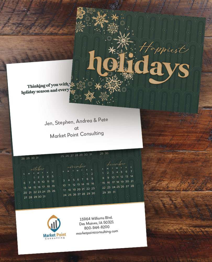 Executive Premium Calendar Card | Business Calendars | Posty Cards