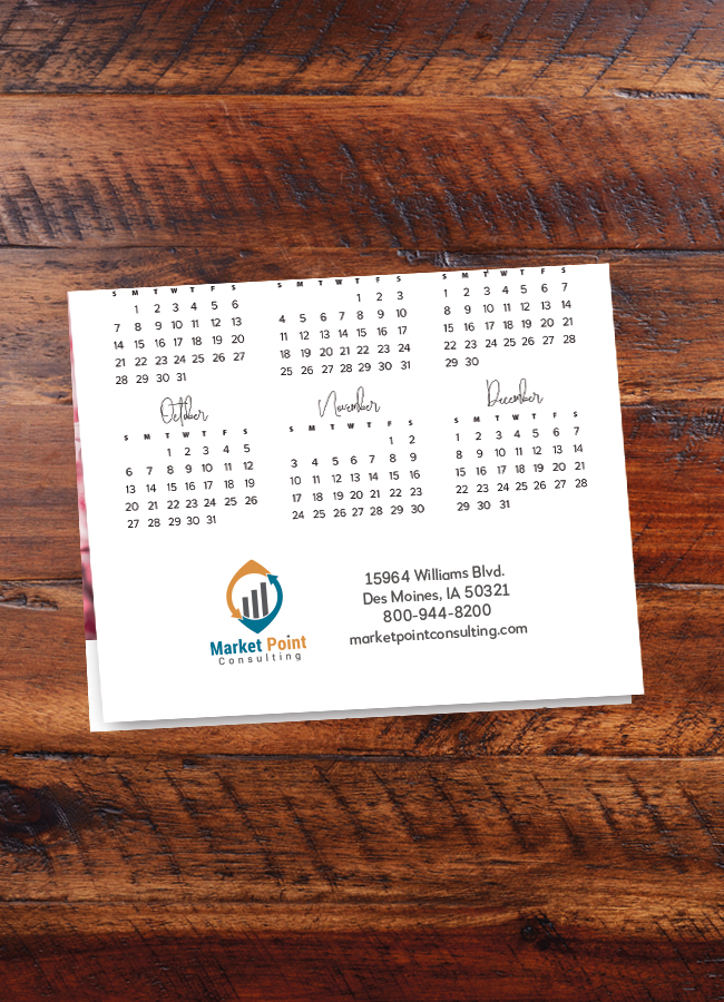 Four Seasons Logo Calendar Card D2641U-4A