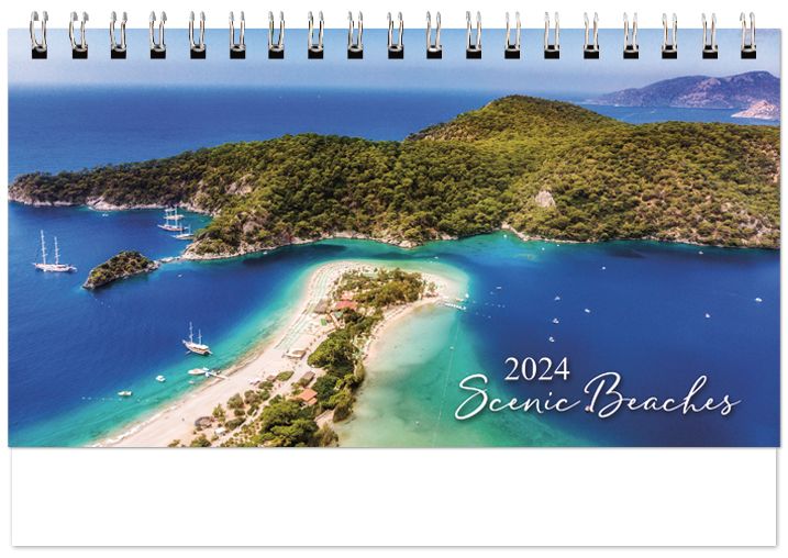 Scenic Beaches Tent Calendar SB2024