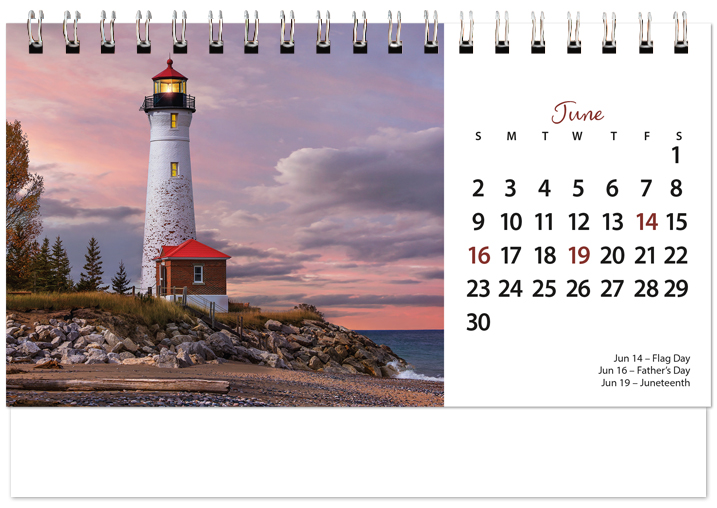 Scenic Seasons Tent Calendar SS2024