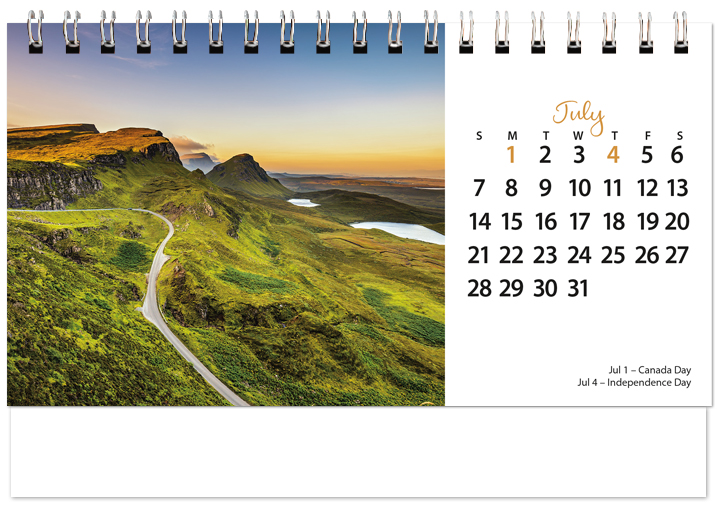 Scenic Seasons Tent Calendar SS2024