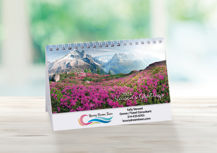 Scenic Seasons Tent Calendar SS2024