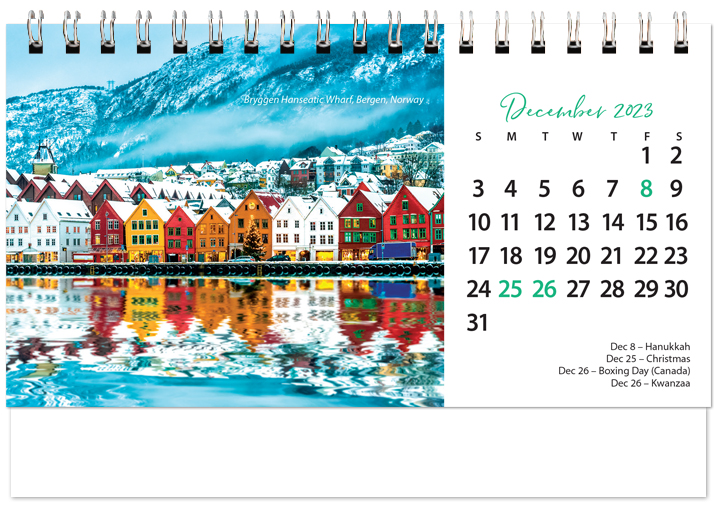 Scenic World Desk Calendar SW2024