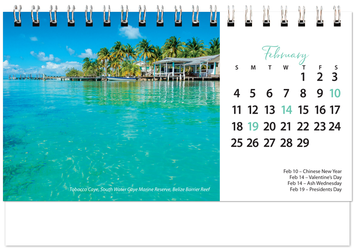 Scenic World Desk Calendar SW2024