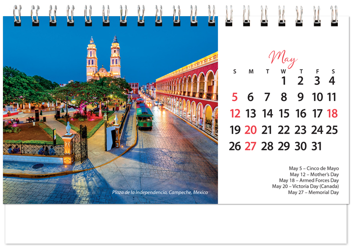 Scenic World Desk Calendar SW2024