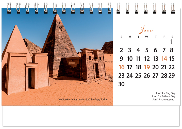 Scenic World Desk Calendar SW2024