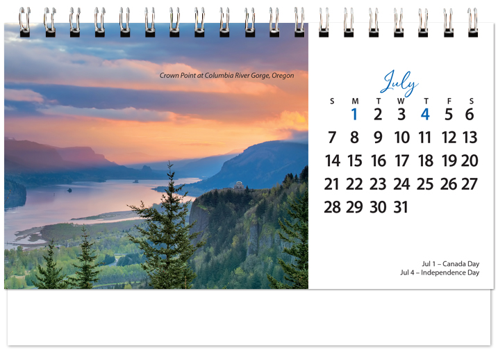 Scenic World Desk Calendar SW2024