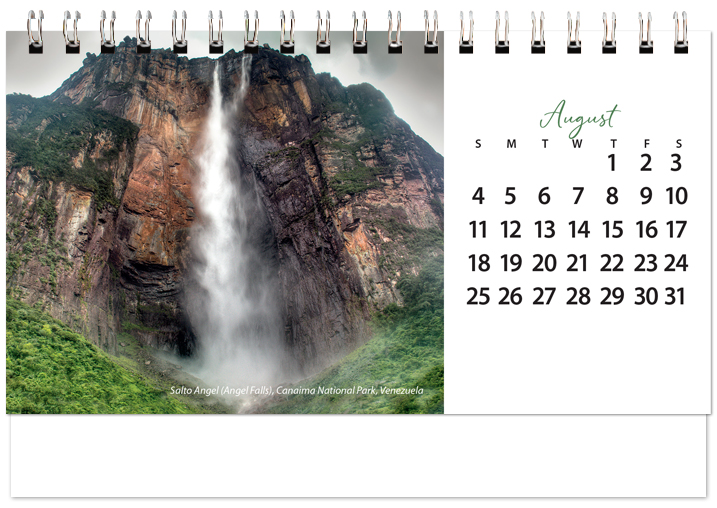 Scenic World Desk Calendar SW2024