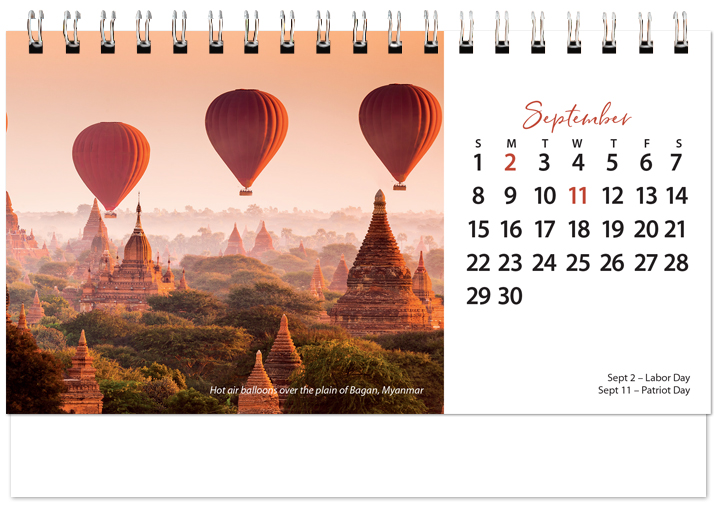 Scenic World Desk Calendar SW2024