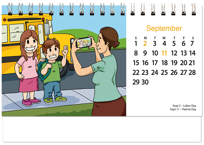 Timely Topics Tent Calendar TT2024