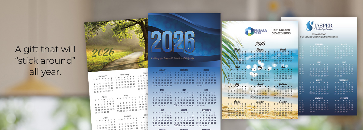 Magnetic Business Calendars - Promotional Calendars | Posty Cards