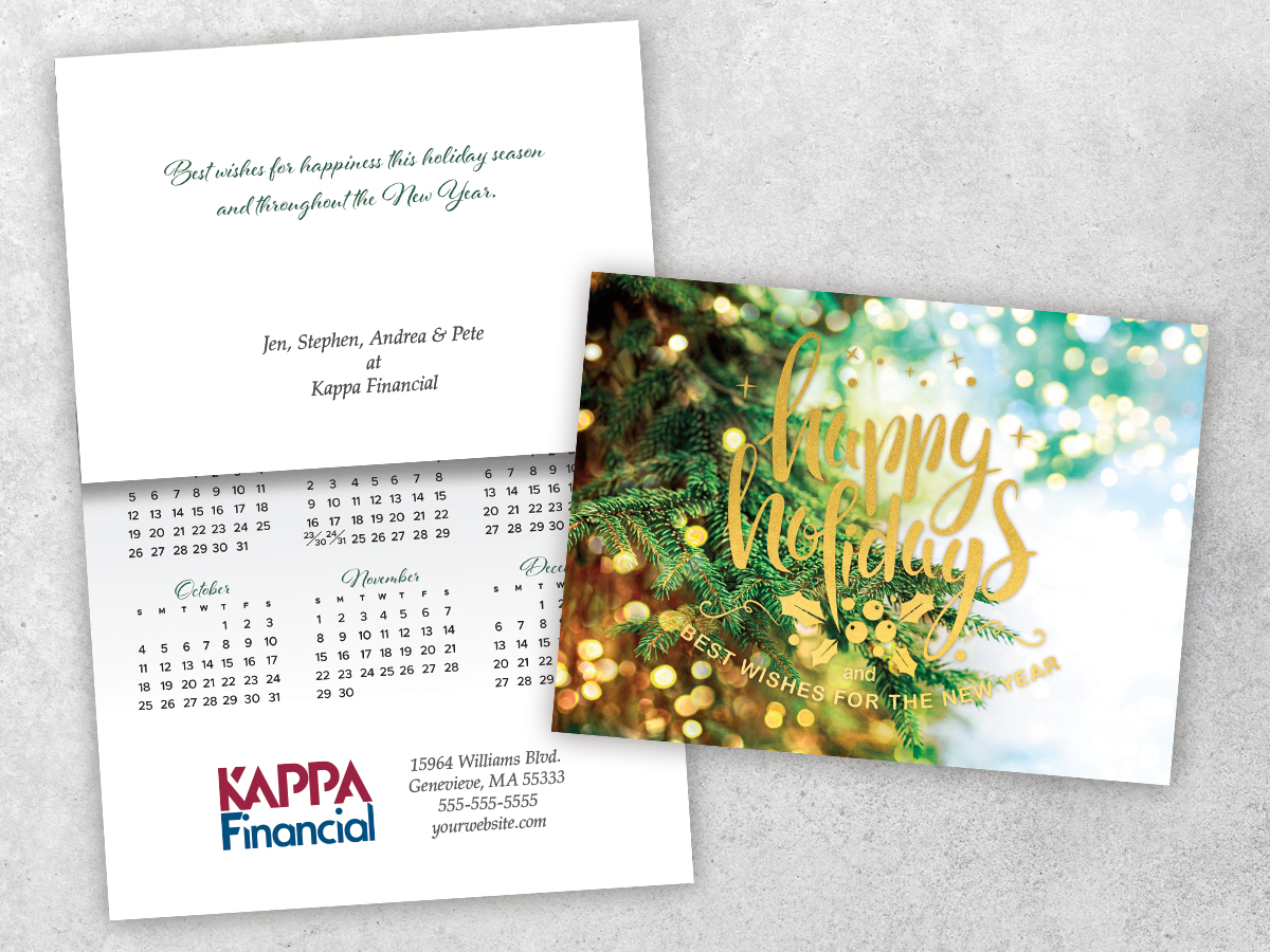 Mountain Premium Calendar Card C2992U-AAA
