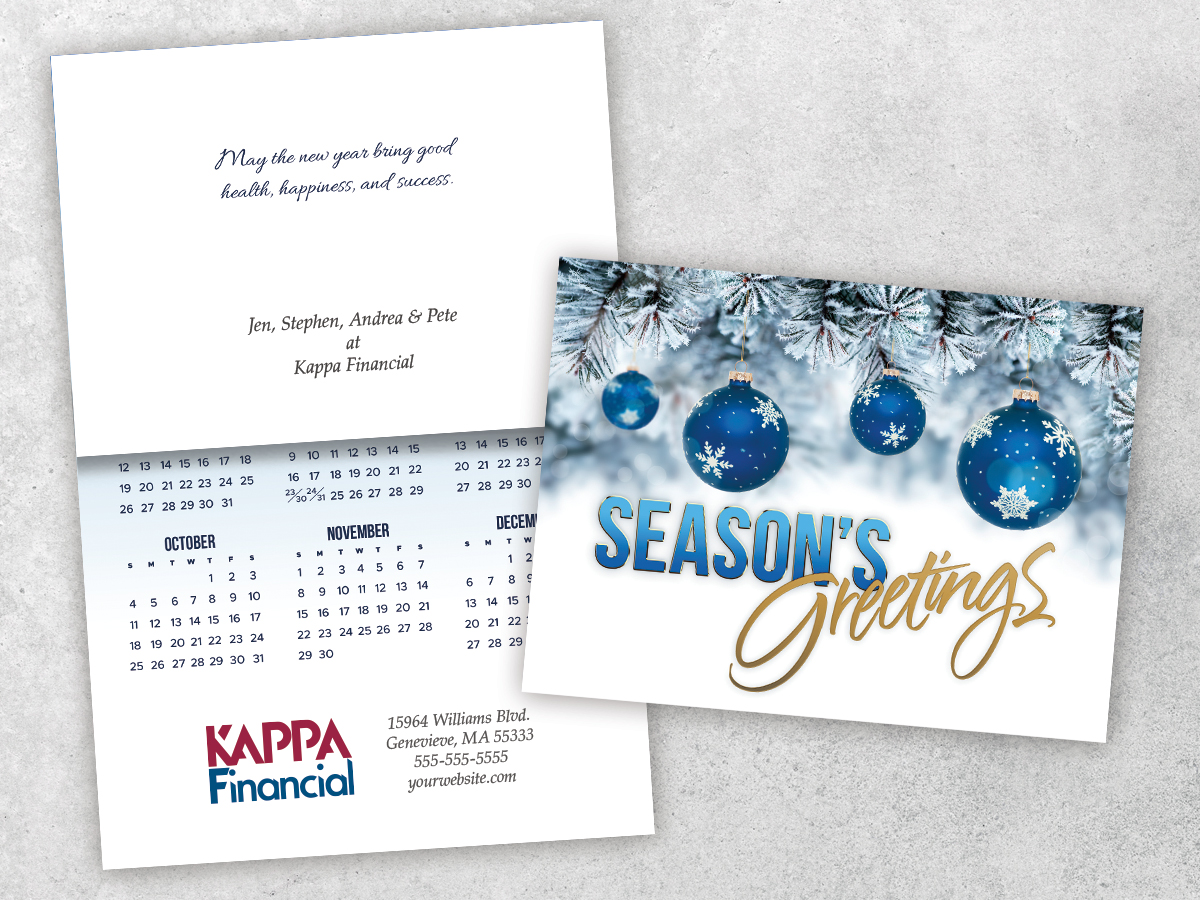 Executive Premium Calendar Card C2993U-AAA