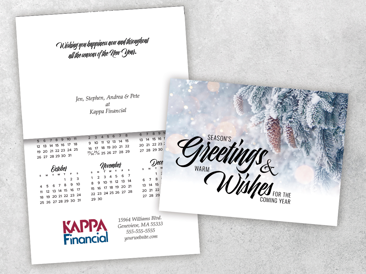 Seasons Premium Calendar Card C2994U-AAA