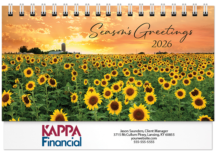 Scenic Seasons Tent Calendar SS2026