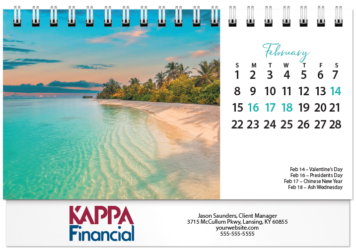 Scenic Seasons Tent Calendar SS2026