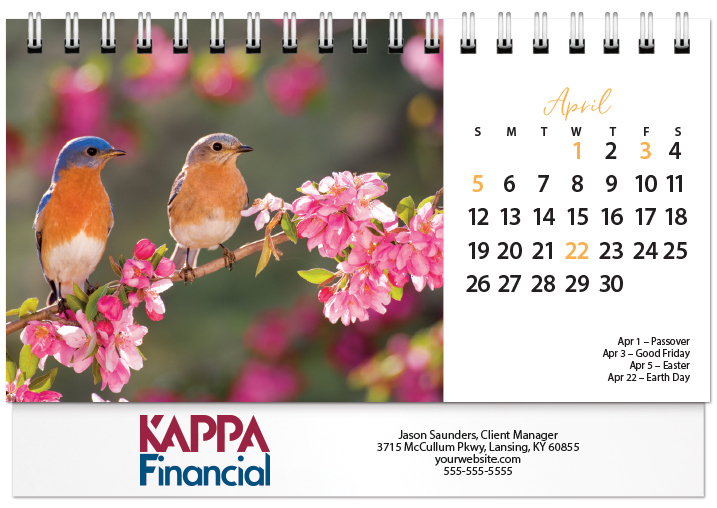 Scenic Seasons Tent Calendar SS2026